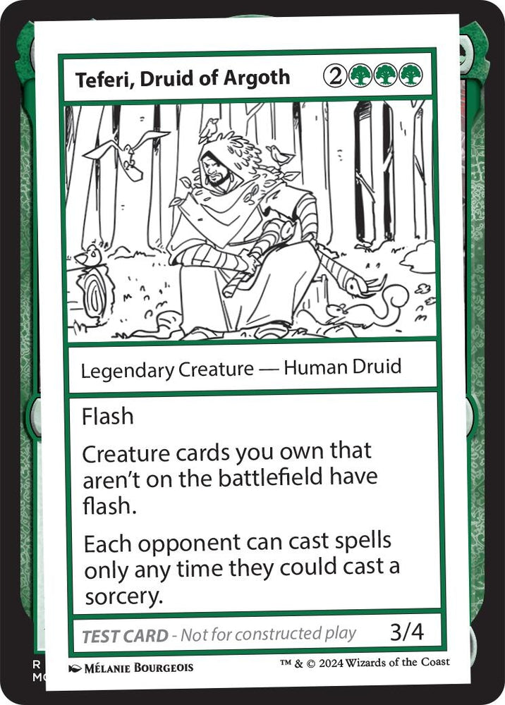 Image for Teferi, Druid of Argoth [Mystery Booster 2 Playtest Cards]