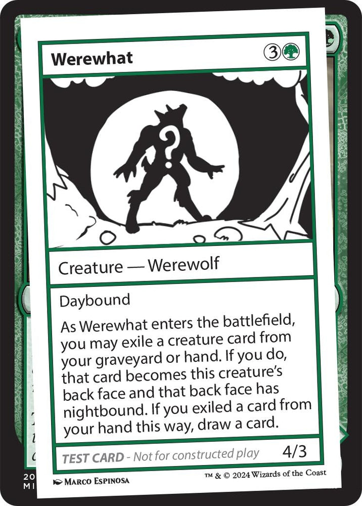 Image for Werewhat [Mystery Booster 2 Playtest Cards]