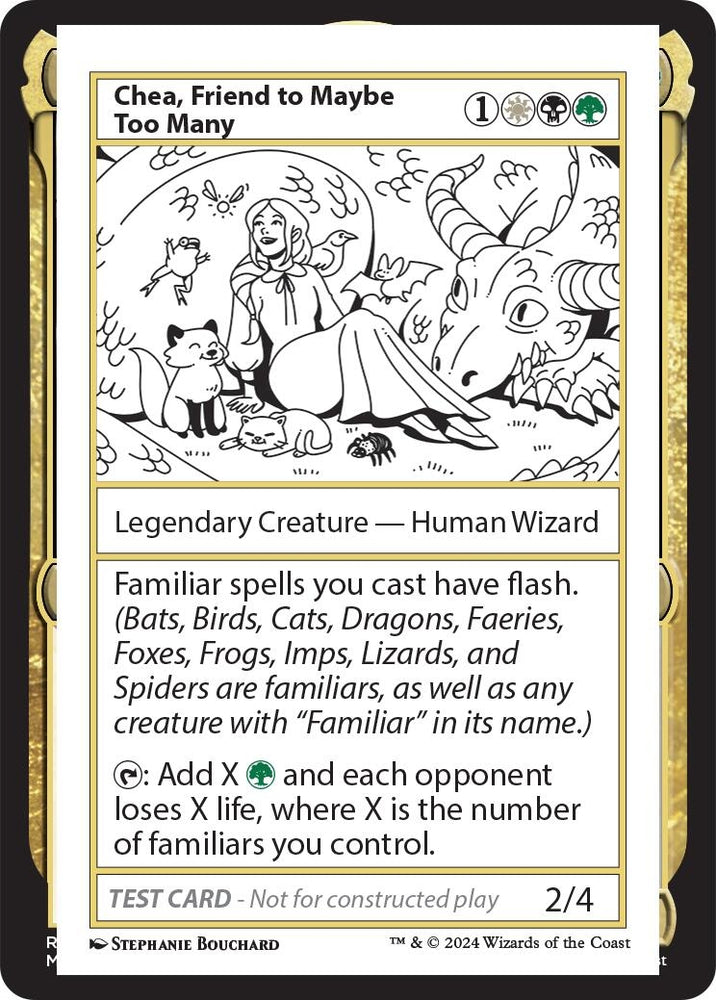 Image for Chea, Friend to Maybe Too Many [Mystery Booster 2 Playtest Cards]