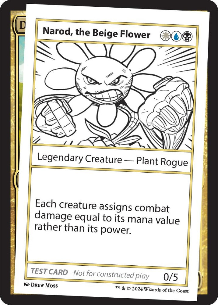 Image for Narod, the Beige Flower [Mystery Booster 2 Playtest Cards]