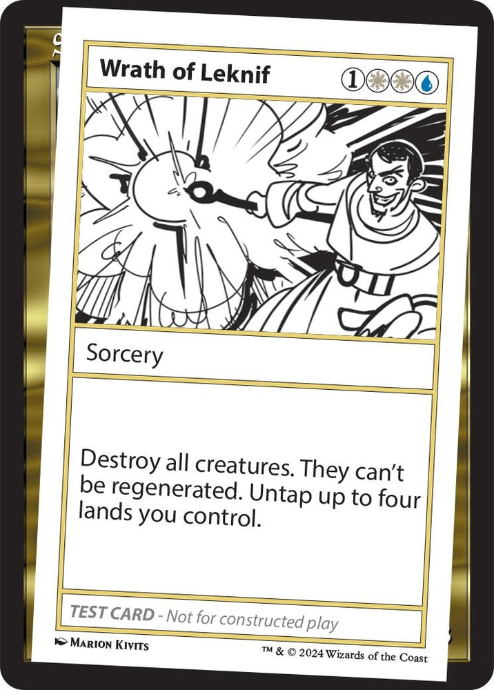 Image for Wrath of Leknif [Mystery Booster 2 Playtest Cards]