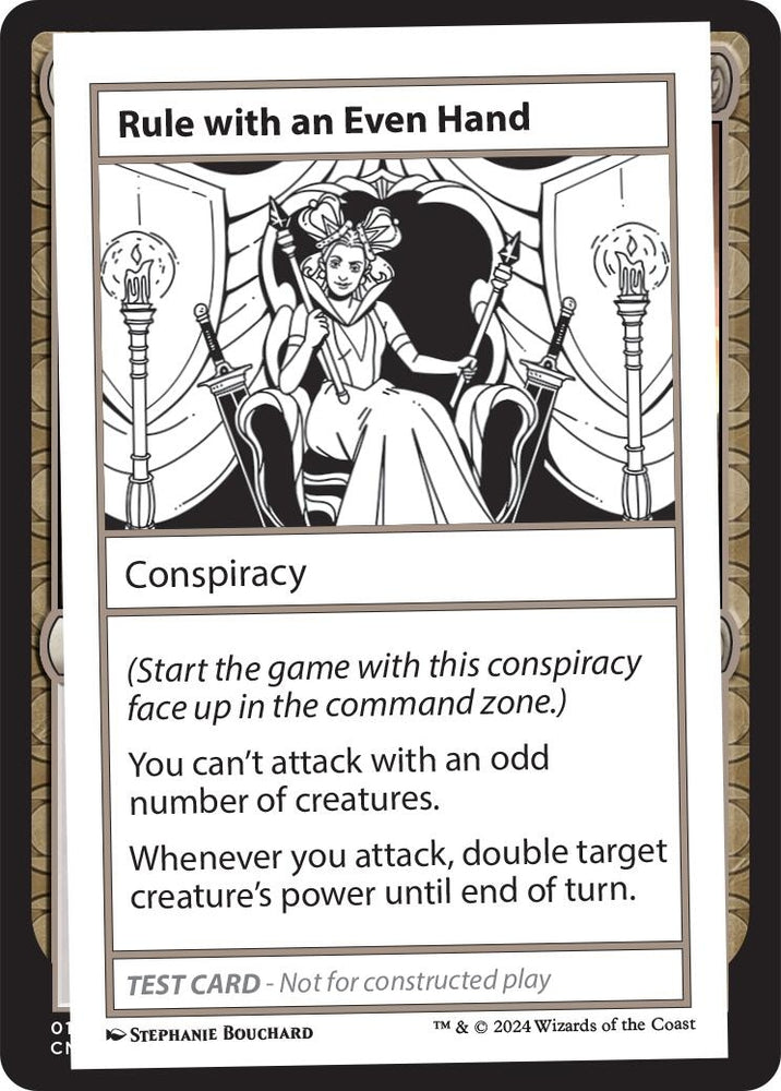 Image for Rule with an Even Hand [Mystery Booster 2 Playtest Cards]