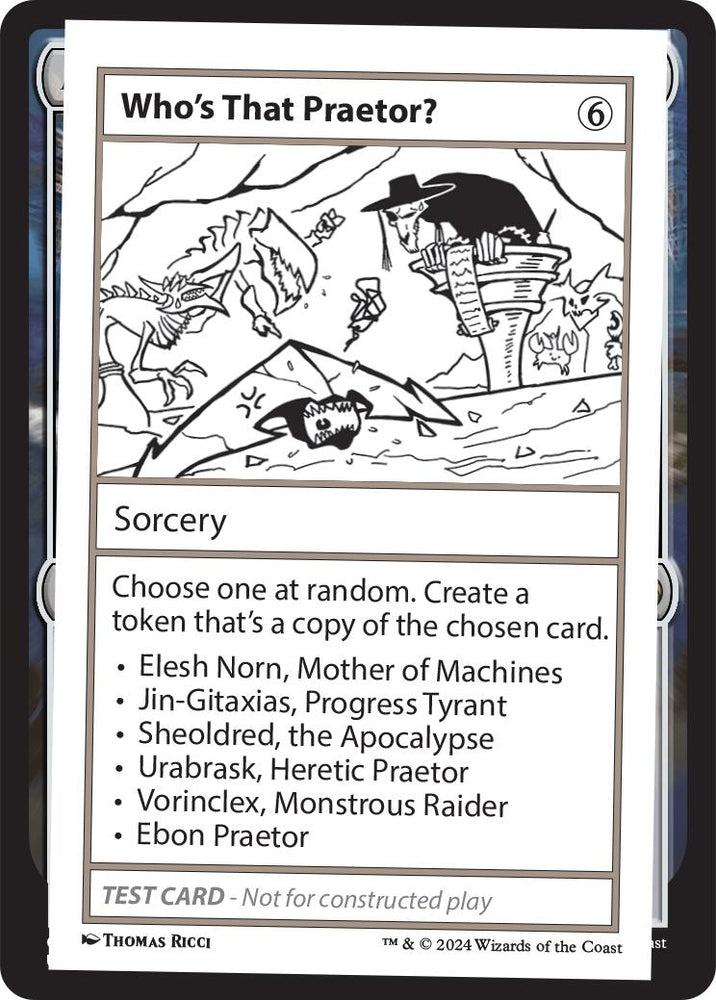 Image for Who's That Praetor? [Mystery Booster 2 Playtest Cards]