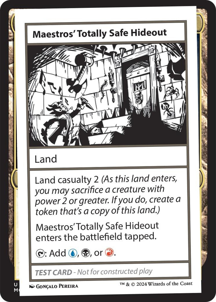Image for Maestros' Totally Safe Hideout [Mystery Booster 2 Playtest Cards]