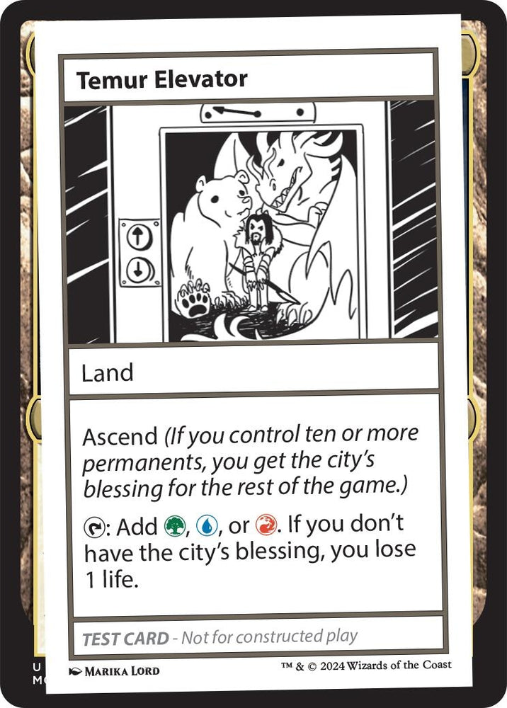 Image for Temur Elevator [Mystery Booster 2 Playtest Cards]