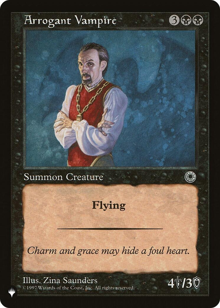 Image for Arrogant Vampire [The List Reprints]
