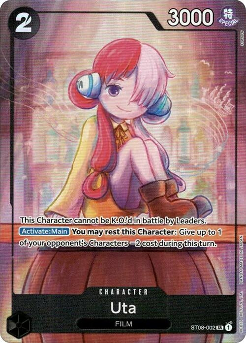 Image for Uta - ST08-002 (Premium Card Collection -Uta-) (ST08-002) - One Piece Card Game