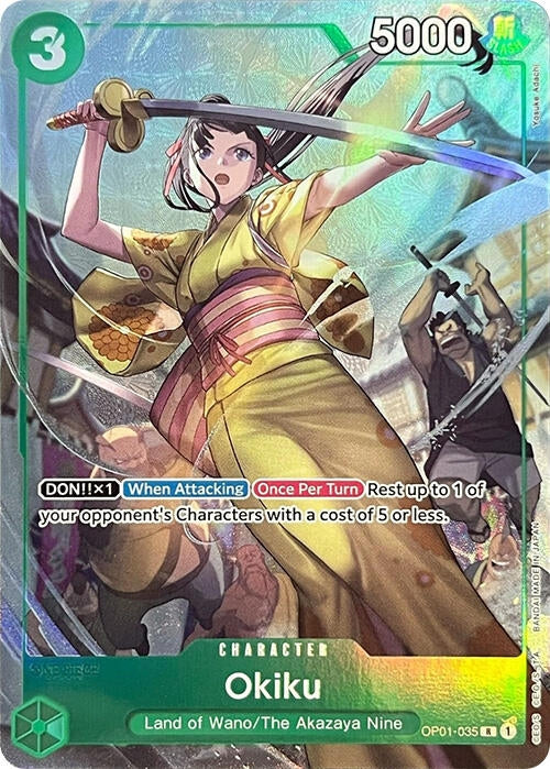 Okiku (Premium Card Collection -BANDAI CARD GAMES Fest. 23-24 Edition-) (OP01-035) (One Piece Promotion Cards)