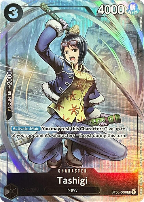 Image for Tashigi (Premium Card Collection -BANDAI CARD GAMES Fest. 23-24 Edition-) (ST06-006) - One Piece Card Game