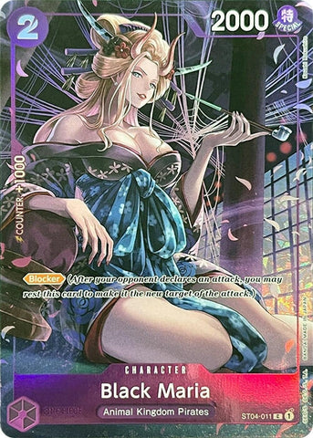 Black Maria (Premium Card Collection -BANDAI CARD GAMES Fest. 23-24 Edition-) (ST04-011) (One Piece Promotion Cards)