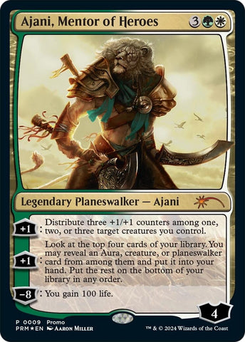 Image for Ajani, Mentor of Heroes (Deluxe Commander Kit) (9) [UMP]
