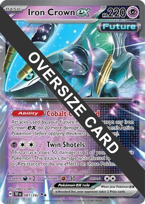 Image for Iron Crown ex (081/162) [Jumbo Cards]
