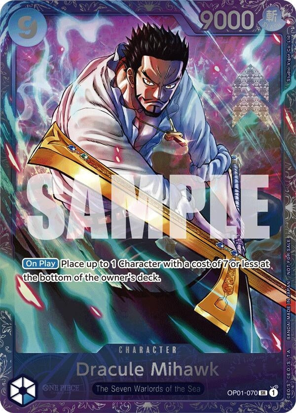 Dracule Mihawk (Treasure Cup 2024) (OP01-070) (One Piece Promotion Cards)