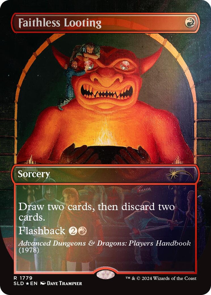 Image for Faithless Looting (Rainbow Foil) (1779) [Secret Lair Drop Series]