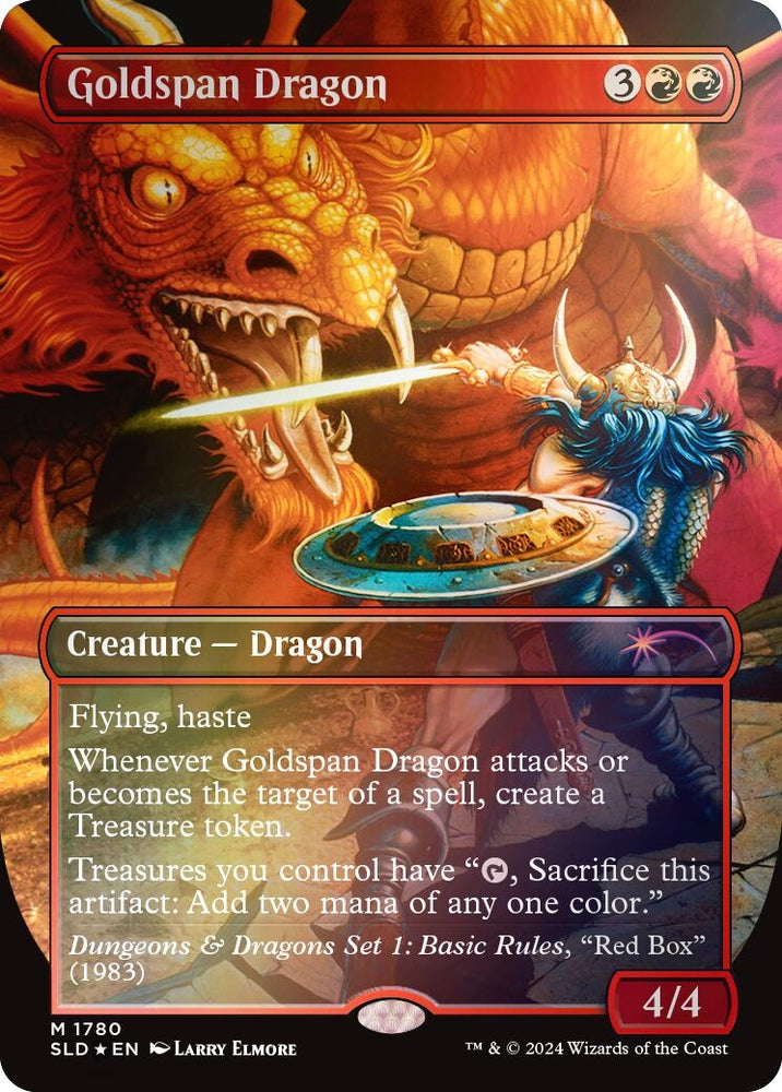 Image for Goldspan Dragon (Rainbow Foil) (1780) [Secret Lair Drop Series]