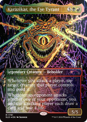 Image for Karazikar, the Eye Tyrant (Rainbow Foil) (1791) [Secret Lair Drop Series]