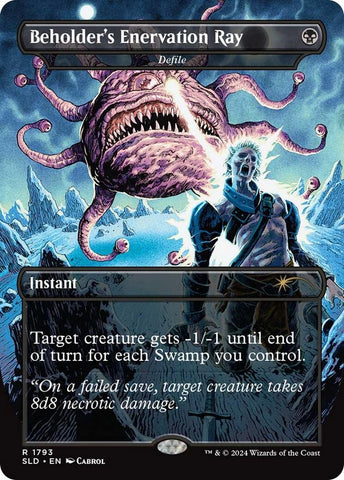 Image for Beholder's Enervation Ray - Defile (1793) [Secret Lair Drop Series]