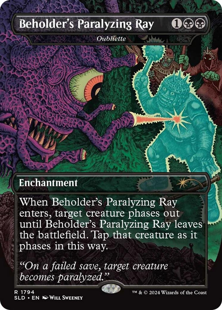 Image for Beholder's Paralyzing Ray - Oubliette (1794) [Secret Lair Drop Series]