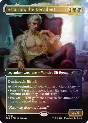 Image for Astarion, the Decadent (Rainbow Foil) (1797) [Secret Lair Drop Series]