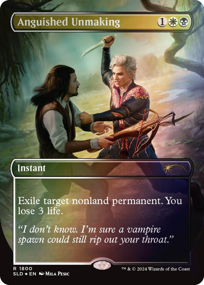 Image for Anguished Unmaking (1800) (Rainbow Foil) (1800) [Secret Lair Drop Series]