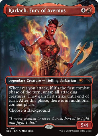 Image for Karlach, Fury of Avernus (1802) [Secret Lair Drop Series]