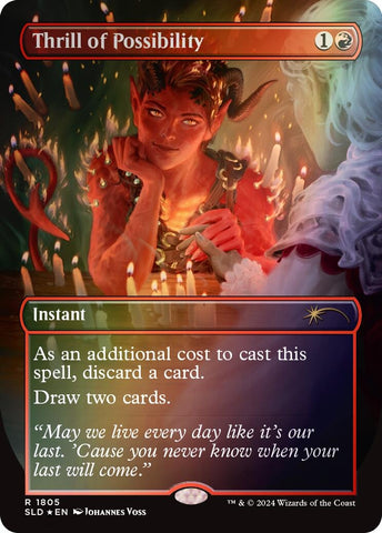 Image for Thrill of Possibility (Rainbow Foil) (1805) [Secret Lair Drop Series]