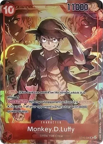 Monkey.D.Luffy (Treasure Booster Set) (ST10-006) (One Piece Promotion Cards)