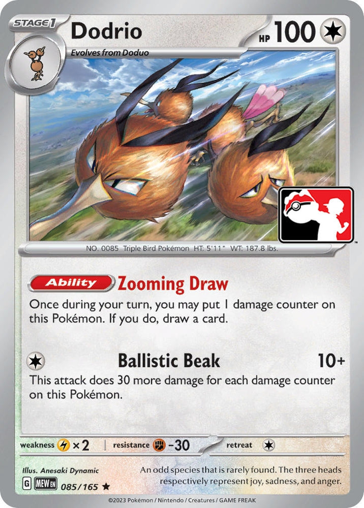 Image for Dodrio (085/165) [Prize Pack Series Cards]