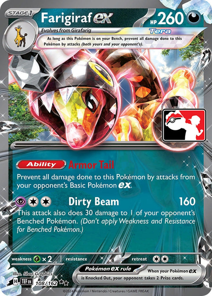 Image for Farigiraf ex (108/162) [Prize Pack Series Cards]