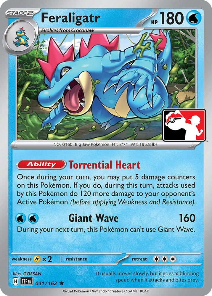 Image for Feraligatr (041/162) [Prize Pack Series Cards]