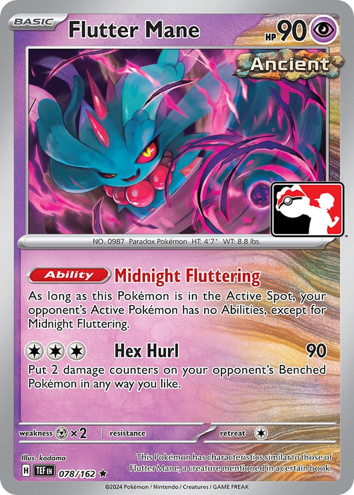 Image for Flutter Mane (078/162) [Prize Pack Series Cards]