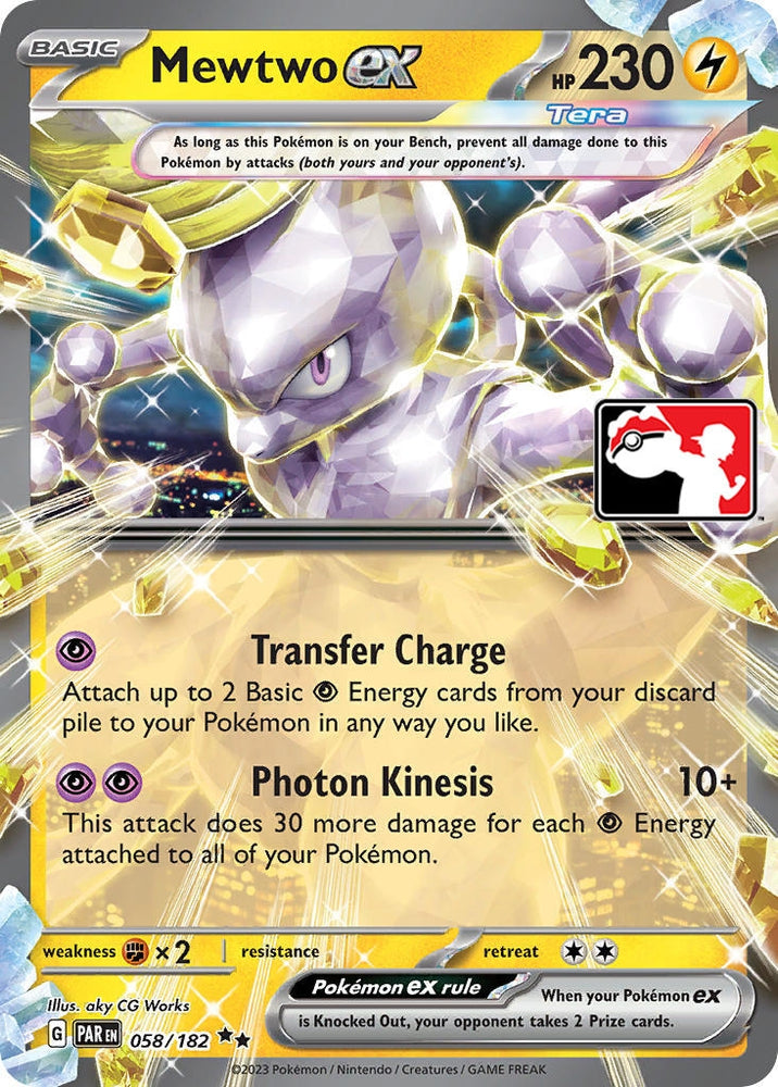 Image for Mewtwo ex (058/182) [Prize Pack Series Cards]