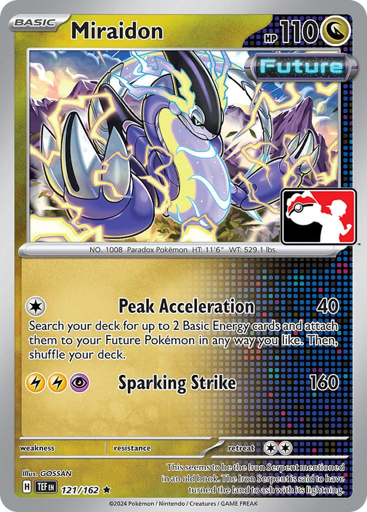Image for Miraidon (121/162) [Prize Pack Series Cards]