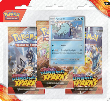 Image for Surging Sparks 3 Pack Blisters [Quagsire] - Pokemon