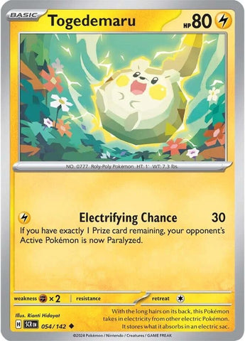 Image for Togedemaru (054/142) (SV07)