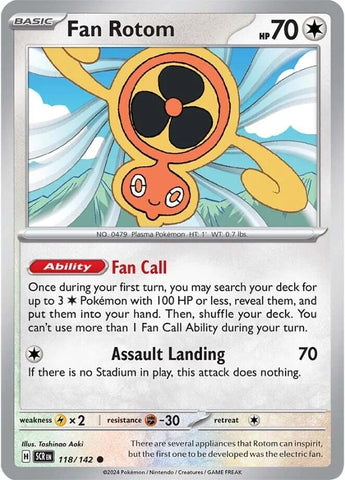 Image for Fan Rotom (118/142) (SV07)