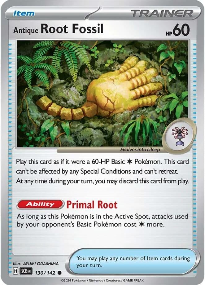 Image for Antique Root Fossil (130/142) (SV07)