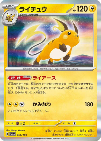 Image for Raichu - Pokemon Japan