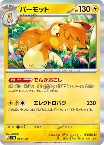 Image for Pawmot - Pokemon Japan