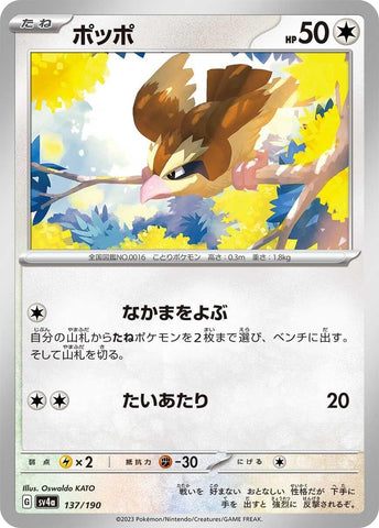 Image for Pidgey - Pokemon Japan