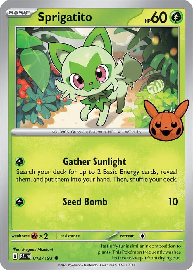 Image for Sprigatito (012/193) [Trick or Trade BOOster Bundle 2024]