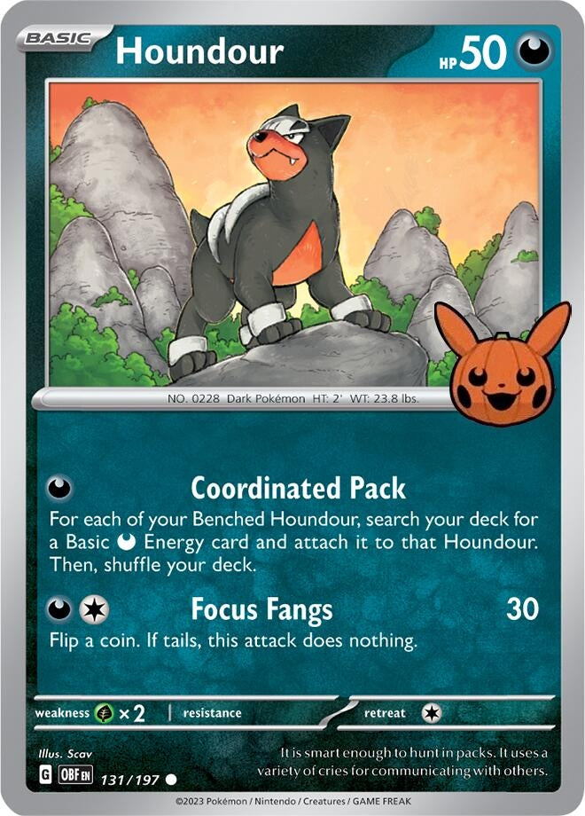 Image for Houndour (131/197) [Trick or Trade BOOster Bundle 2024]