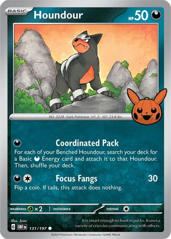 Image for Houndour (131/197) [Trick or Trade BOOster Bundle 2024]