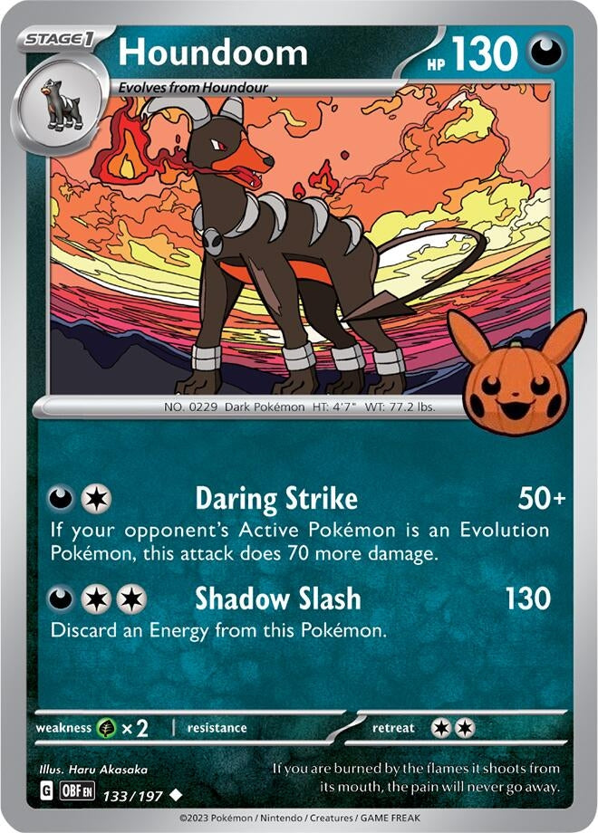 Image for Houndoom (133/197) [Trick or Trade BOOster Bundle 2024]