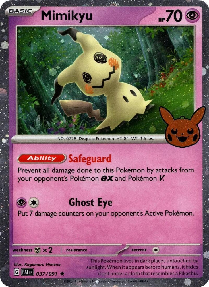 Image for Mimikyu (037/091) [Trick or Trade BOOster Bundle 2024]