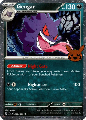 Image for Gengar (Cosmos Holo) (057/091) [Trick or Trade BOOster Bundle 2024]