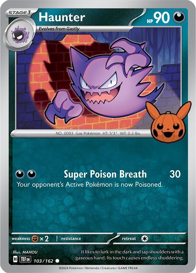 Image for Haunter (103/162) [Trick or Trade BOOster Bundle 2024]