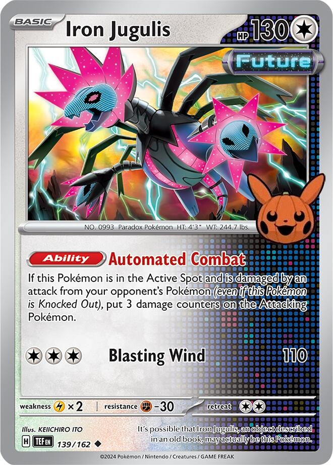 Image for Iron Jugulis (139/162) [Trick or Trade BOOster Bundle 2024]