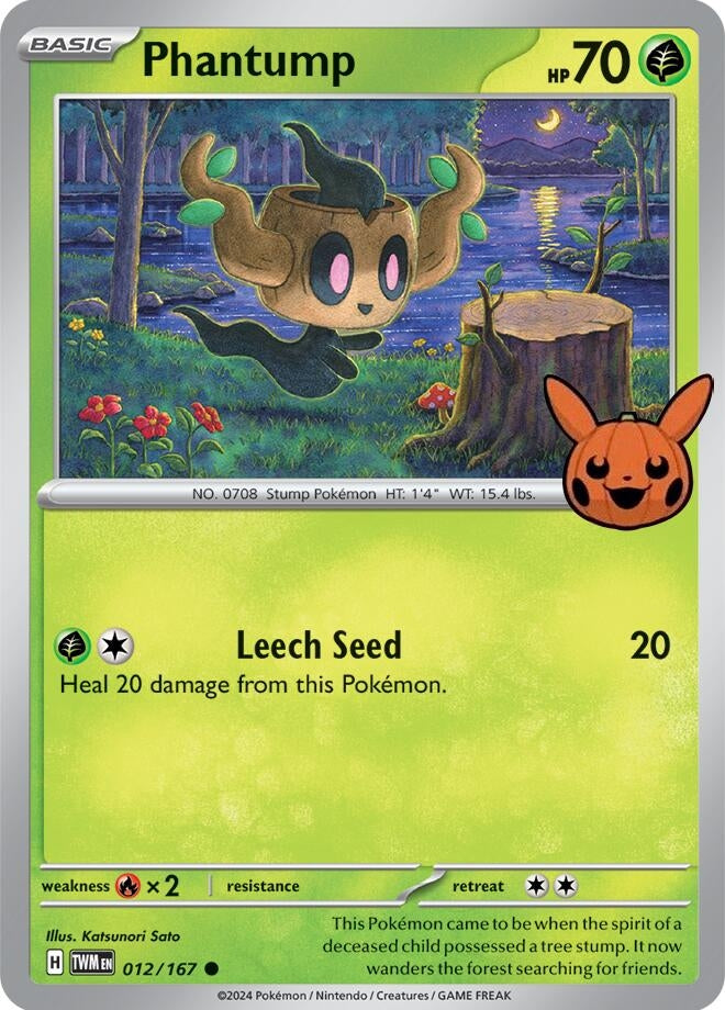 Image for Phantump (012/167) [Trick or Trade BOOster Bundle 2024]