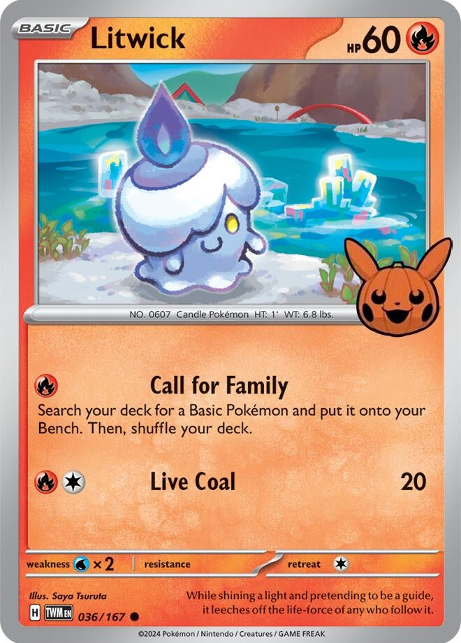 Image for Litwick (036/167) [Trick or Trade BOOster Bundle 2024]